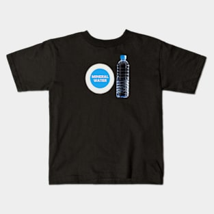 Mineral Water with Blue Saucer Kids T-Shirt